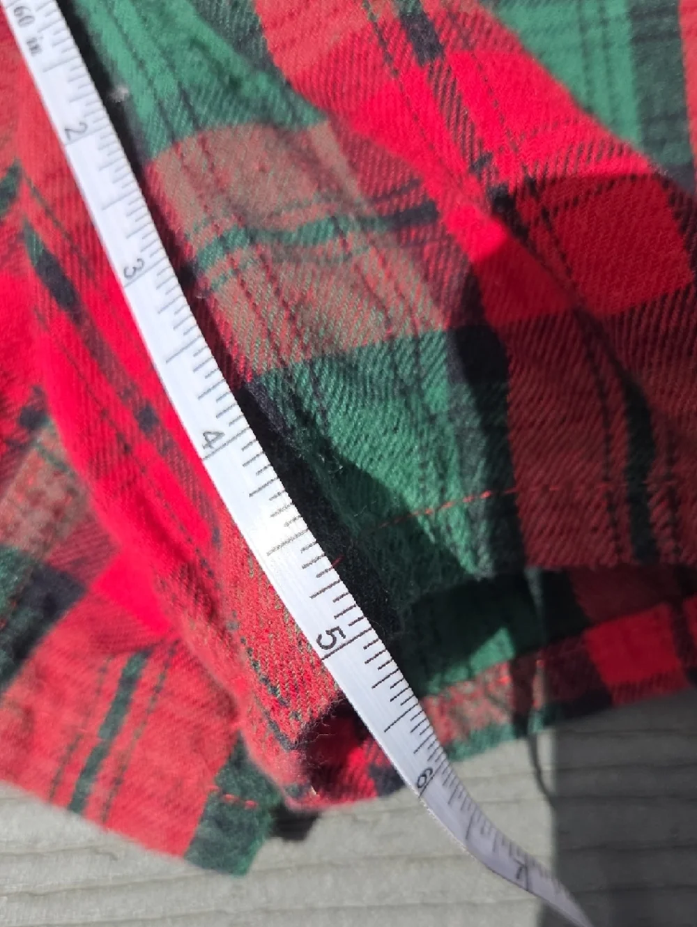 Disney Red and Green Plaid Mickey Shorts - Picture 10 of 10